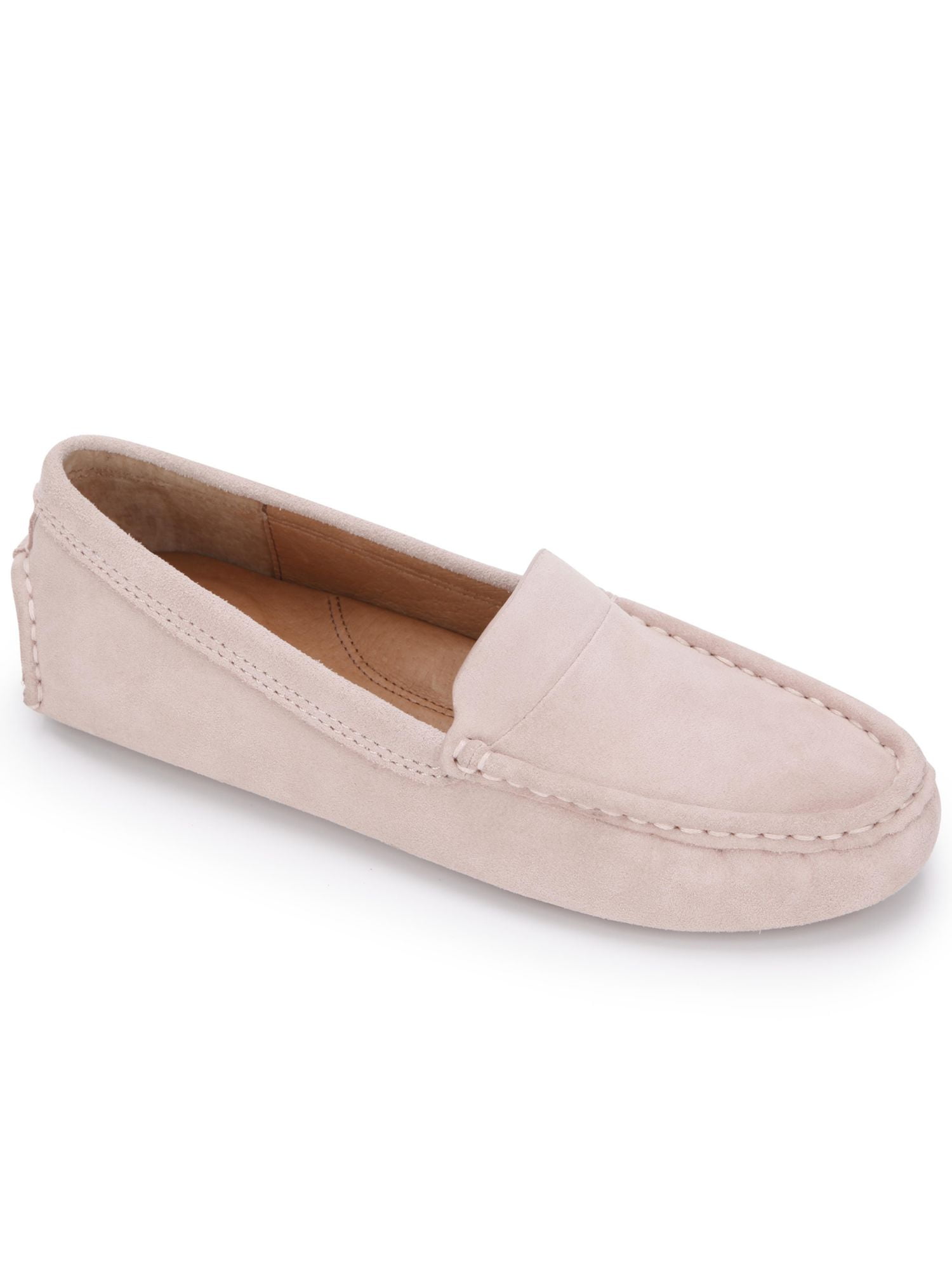 GENTLE SOULS KENNETH COLE Womens Pink Breathable Water Resistant Cushioned Mina Round Toe Slip On Leather Loafers Shoes 8 Walmart