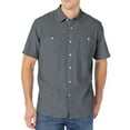 thumbnail image 1 of GENTS BLISS Denim Mens Shirts Button Down Shirts for Men Solid Short Sleeve T-shirts, 1 of 8