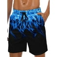 thumbnail image 1 of GENTS BLISS Hawaiian Men Shorts Bathing Mesh Lining Beach Shorts for Men with Pockets Swim Trunks, 1 of 9