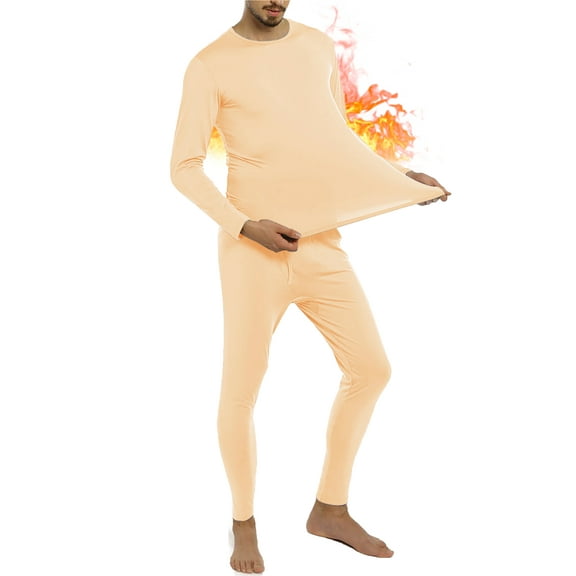 GENTS BLISS Men Thermal Underwear Fleece Lined Thermals Tops and Bottom Sets Base Underwear for Men