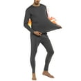 thumbnail image 1 of GENTS BLISS Men Thermal Underwear Fleece Lined Thermals Tops and Bottom Sets Base Underwear for Men, 1 of 12