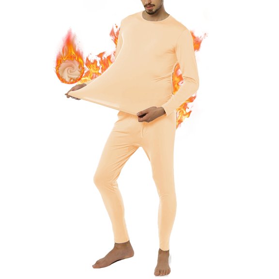 GENTS BLISS Men Thermal Underwear Fleece Lined Thermals Tops and Bottom Sets Base Underwear for Men