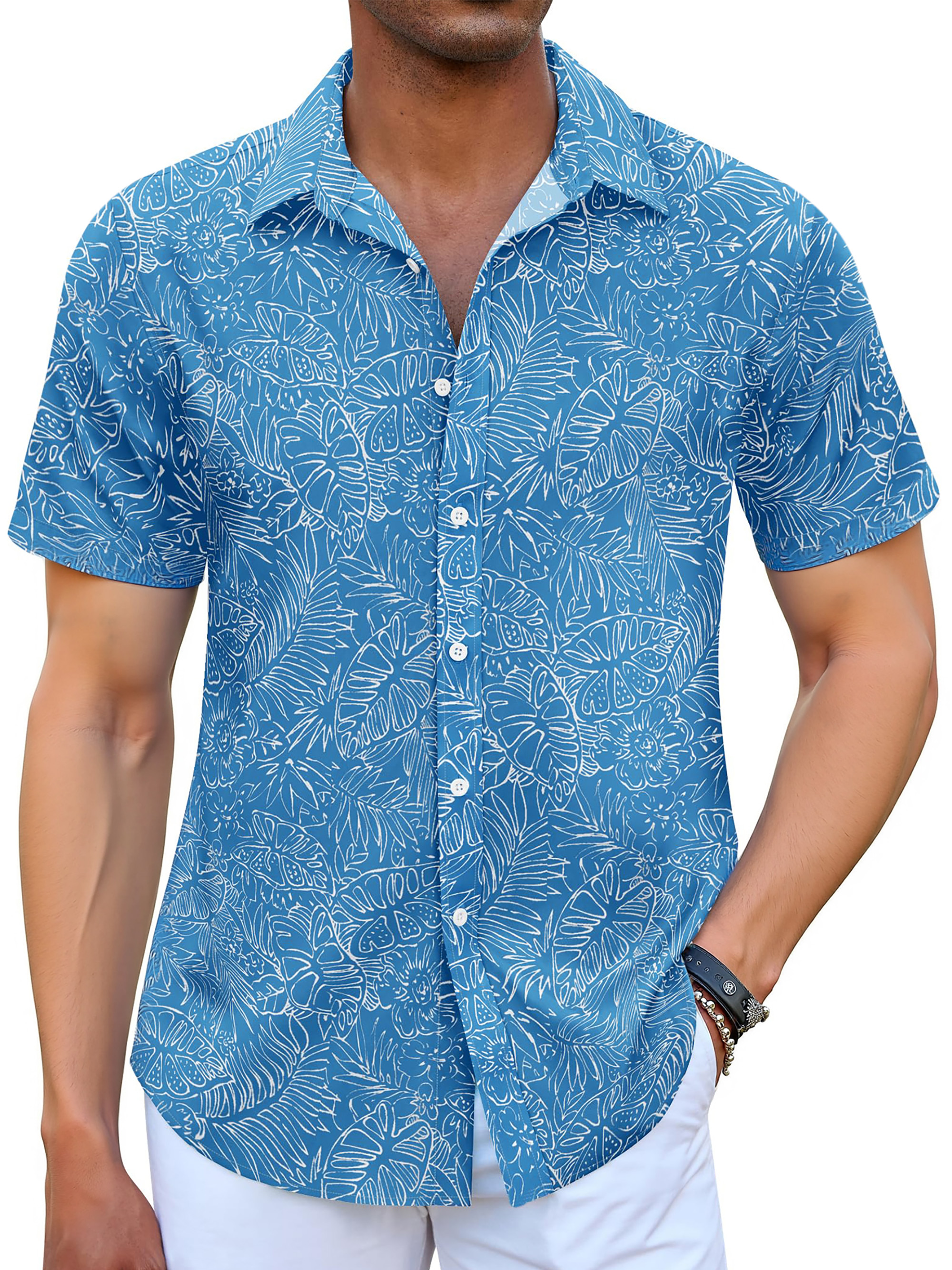 Gents Bliss Hawaiian Shirts For Men Short Sleeve Button Down Vibrant Gents Bliss Hawaiian Shirts For Men Short Sleeve Button Down Vibrant