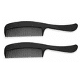 thumbnail image 1 of GENTS Mustache & Beard Comb Or Fine Tooth Black Comb for Men –Travel Comb 4.7” Pocket Size – Fine Tooth Plastic Comb for Grooming, Styling & Daily Use (2 Pack), 1 of 7