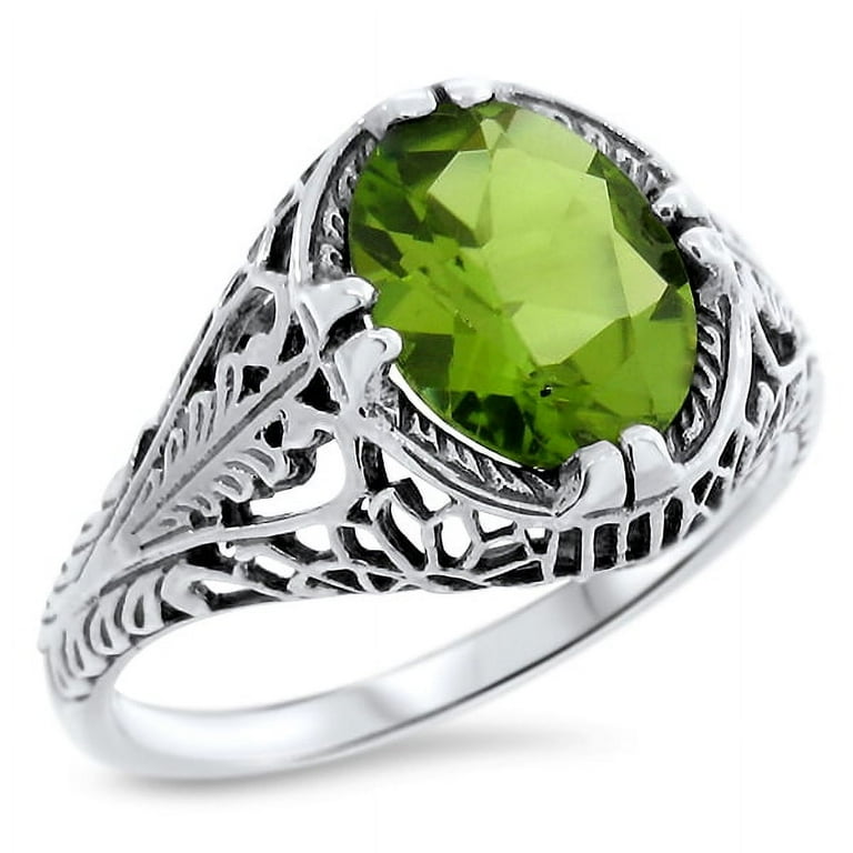 2 carat deals peridot ring