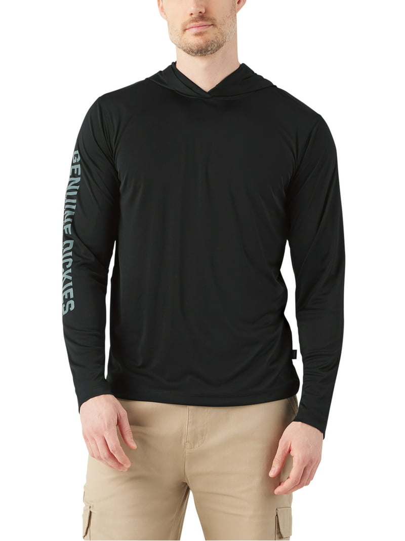 Genuine Dickies Long Sleeve Hooded Sun Shirt - Walmart.com
