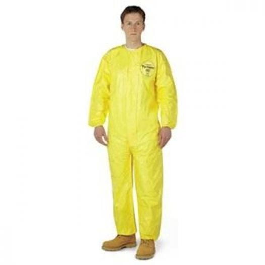 GENUINE Dupont Tychem 2000, QC125, Chemical Resistant Coverall, Yellow 3XL Box of 12 Count