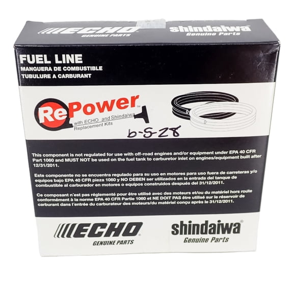 GENUINE ECHO BLACK FUEL LINE 3MMx6MM 90015 25FT BULK