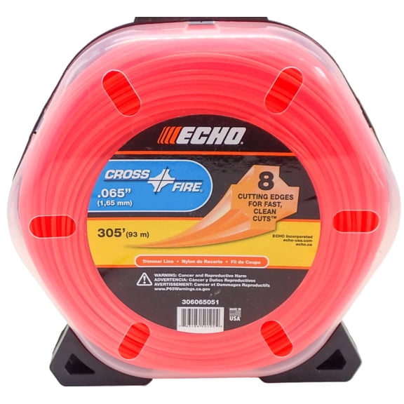 GENUINE ECHO CROSSFIRE TRIMMER LINE .065 1/2LB PACKAGE 306065051