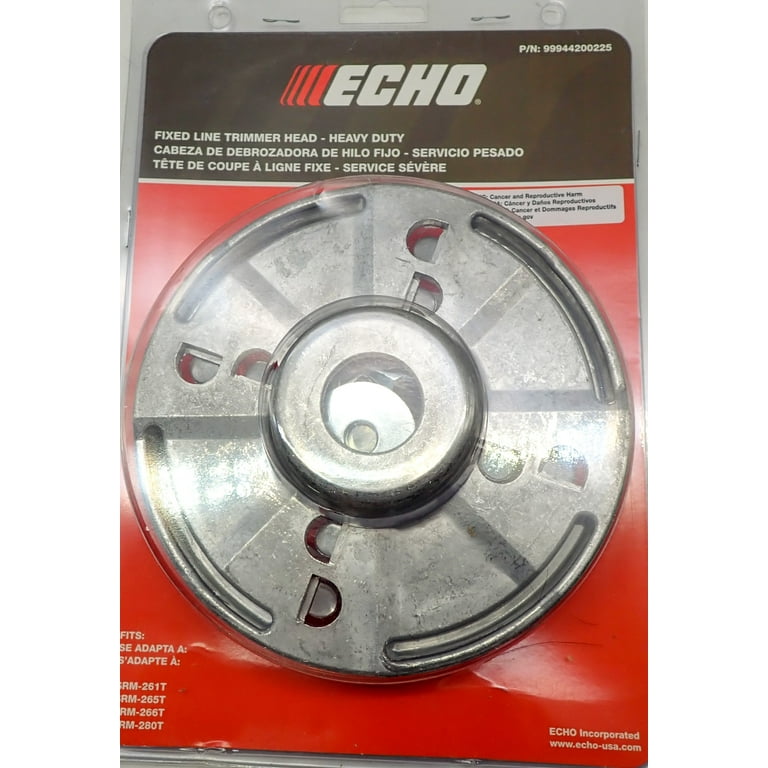 GENUINE ECHO HEAVY DUTY METAL FIXED LINE TRIMMER HEAD GENUINE ECHO HEAVY DUTY METAL FIXED LINE TRIMMER HEAD