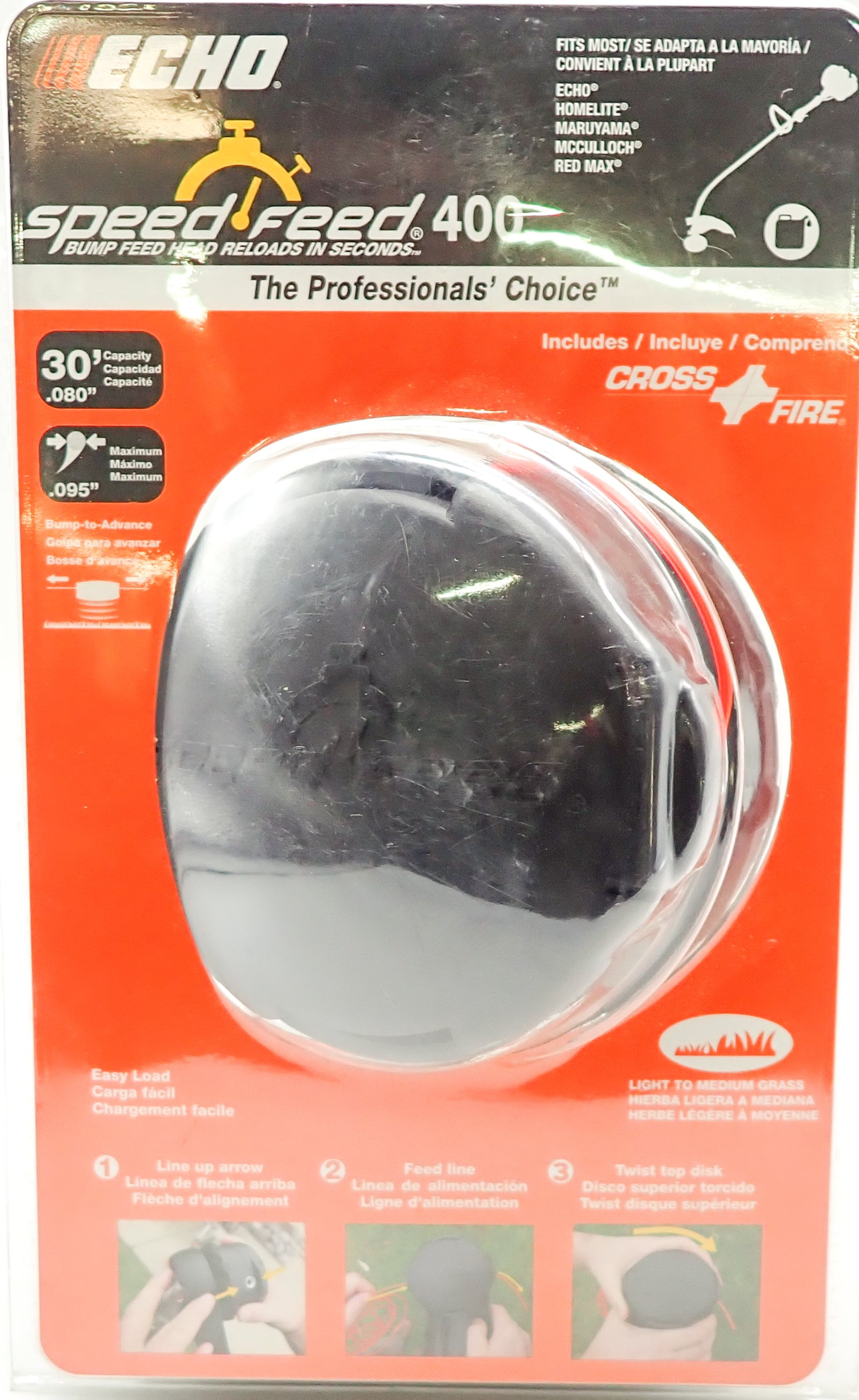 GENUINE ECHO SPEED FEED 400 TRIMMER HEAD FITS MOST GT-225 GENUINE ECHO SPEED FEED 400 TRIMMER HEAD FITS MOST GT-225