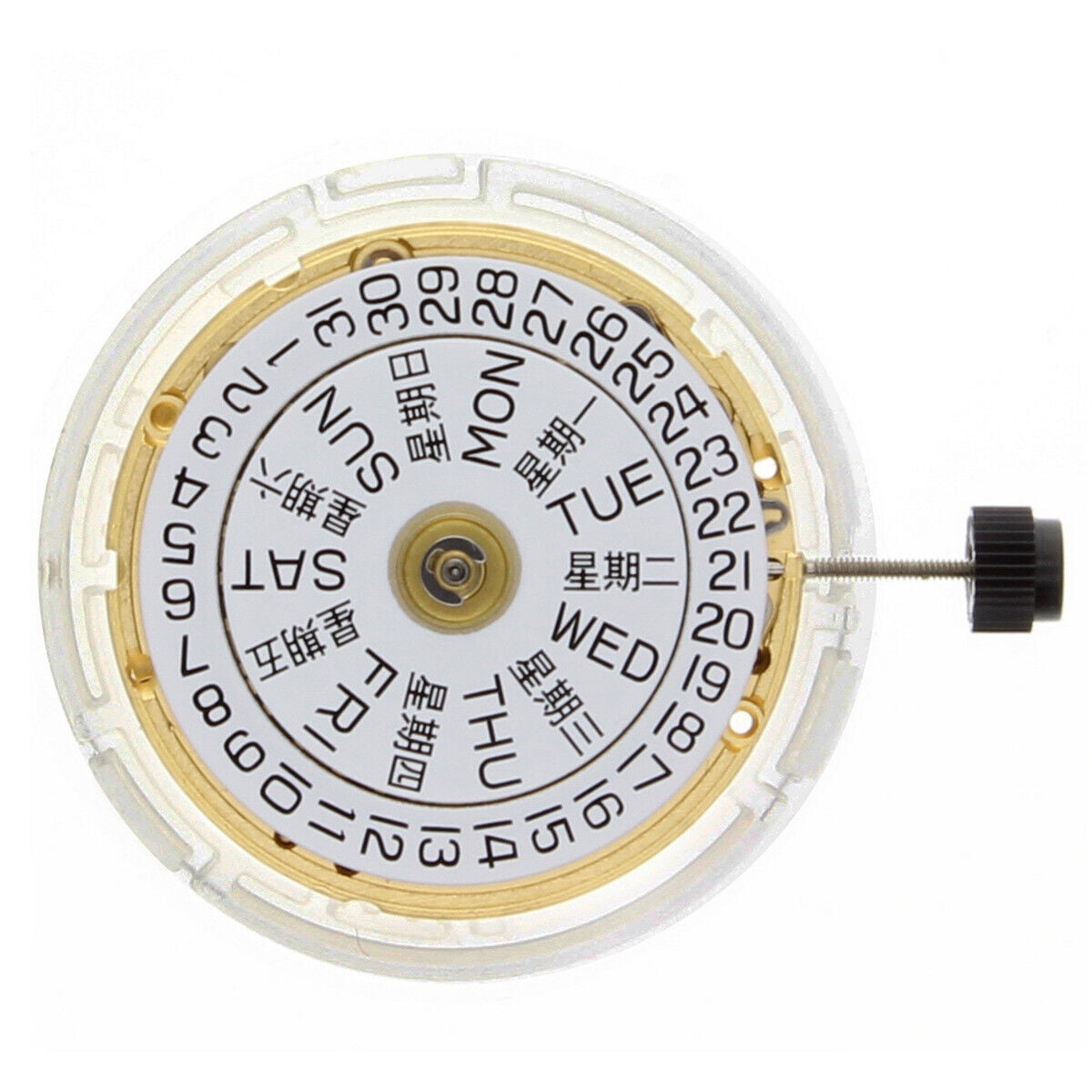 GENUINE ETA 2836 2 NEW WATCH MOVEMENT FOR AUTO DAY DATE GOLD 3H GOLD SWISS MADE Walmart