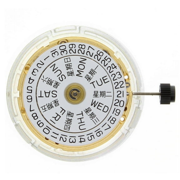 GENUINE ETA 2836-2 NEW WATCH MOVEMENT FOR  AUTO DAY DATE GOLD 3H GOLD SWISS MADE