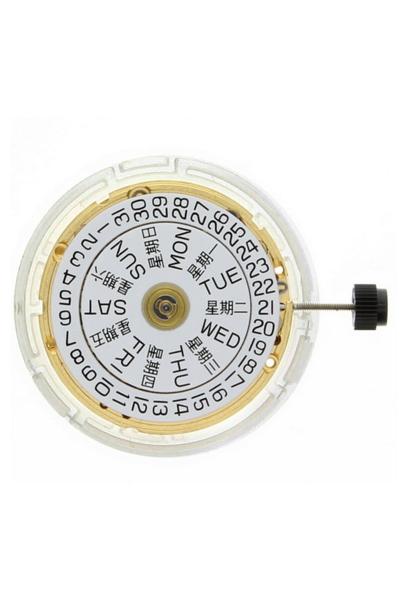 GENUINE ETA 2836-2 NEW WATCH MOVEMENT FOR AUTO DAY DATE GOLD 3H GOLD SWISS MADE