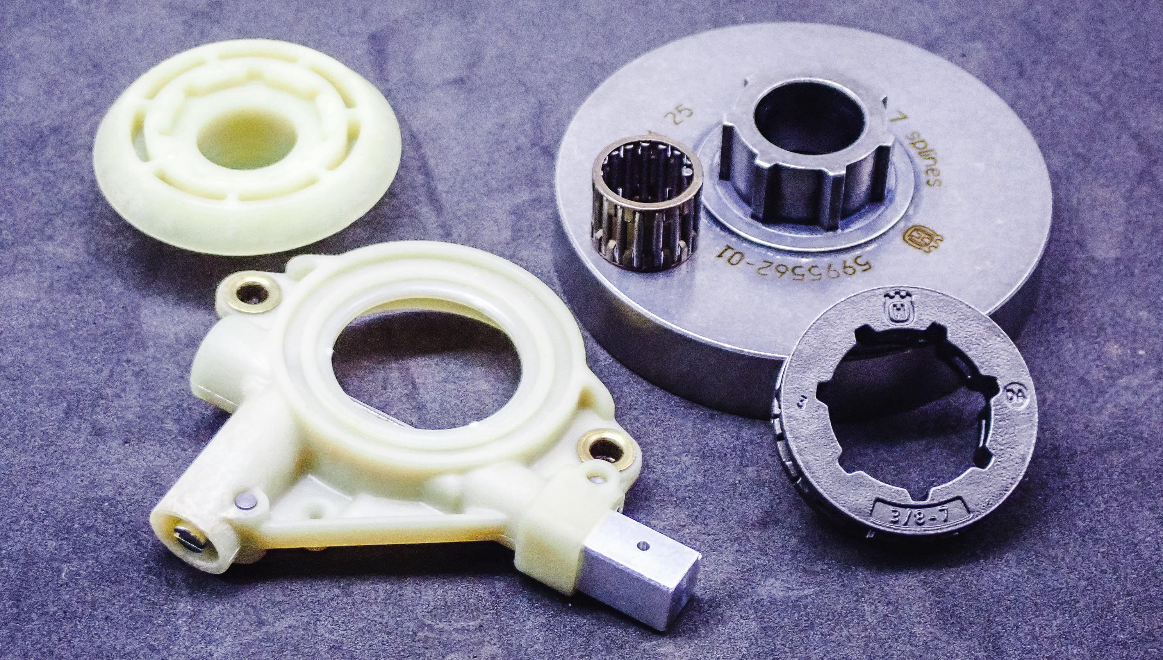 GENUINE HUSQVARNA 3/8 SPROCKET AND OIL PUMP KIT FITS 562XP 598937706 ...