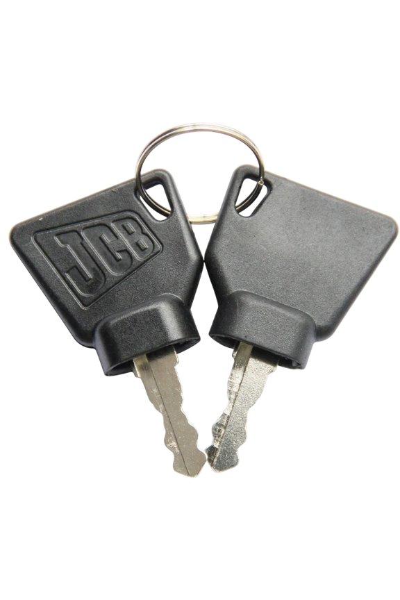 GENUINE JCB IGNITION KEY 2 PC. (PART NO. 701/45501 331/26790)