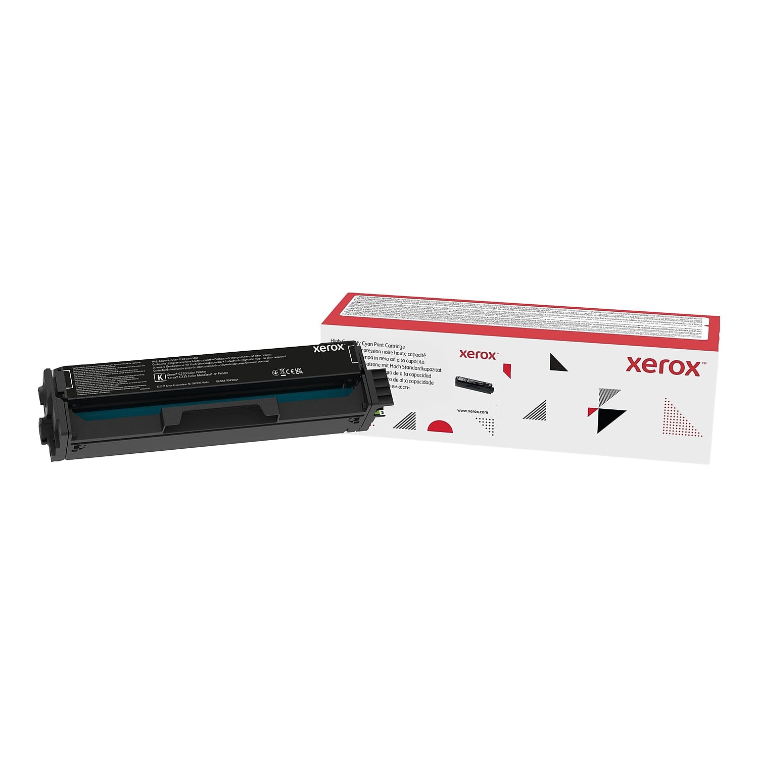 Genuine Xerox Black High Capacity Print Cartridge, Xerox C230/C235 Color Printer/Multifunction, (Use & Return)