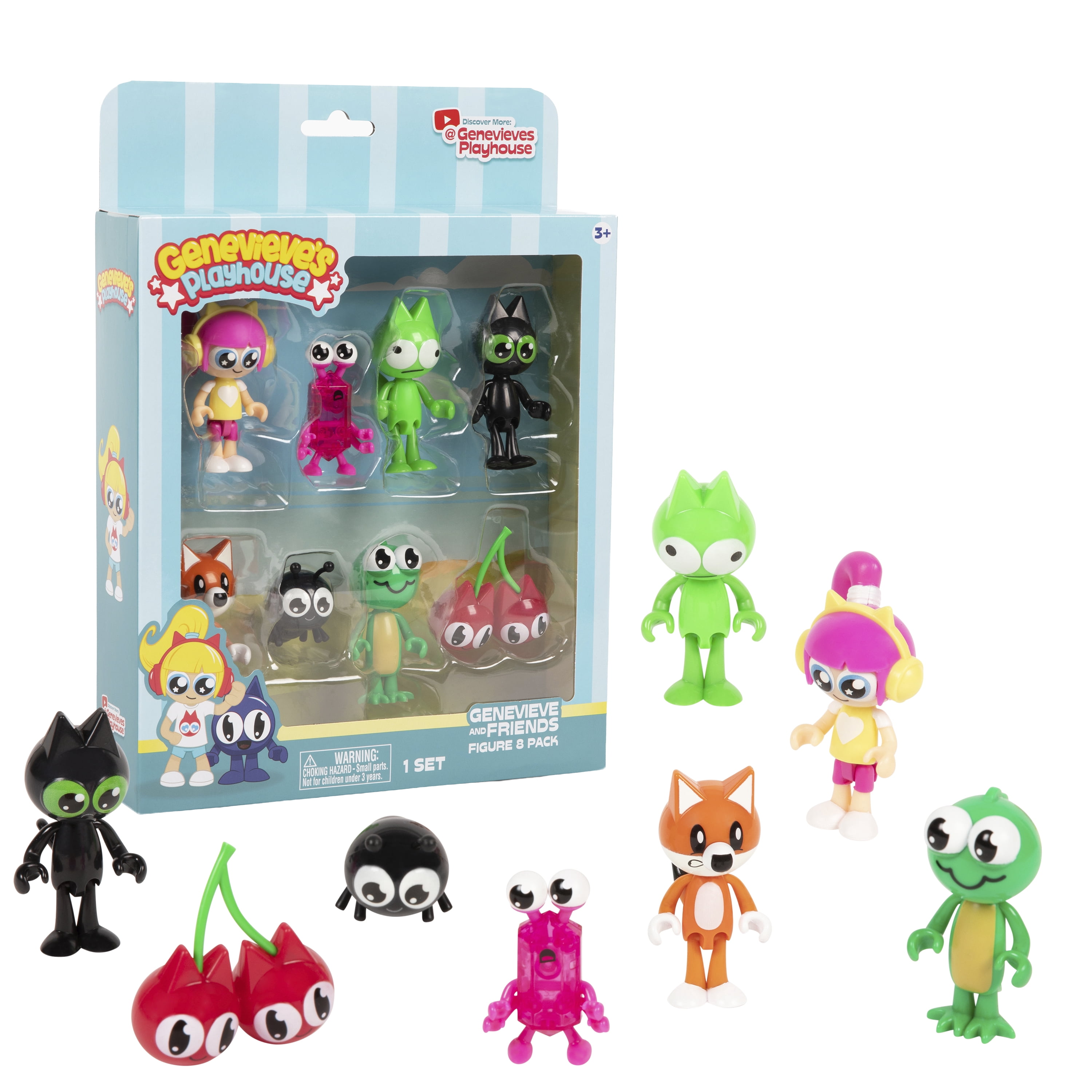 Genevieve's Playhouse Figure 8-pack,YouTube Learning Channel