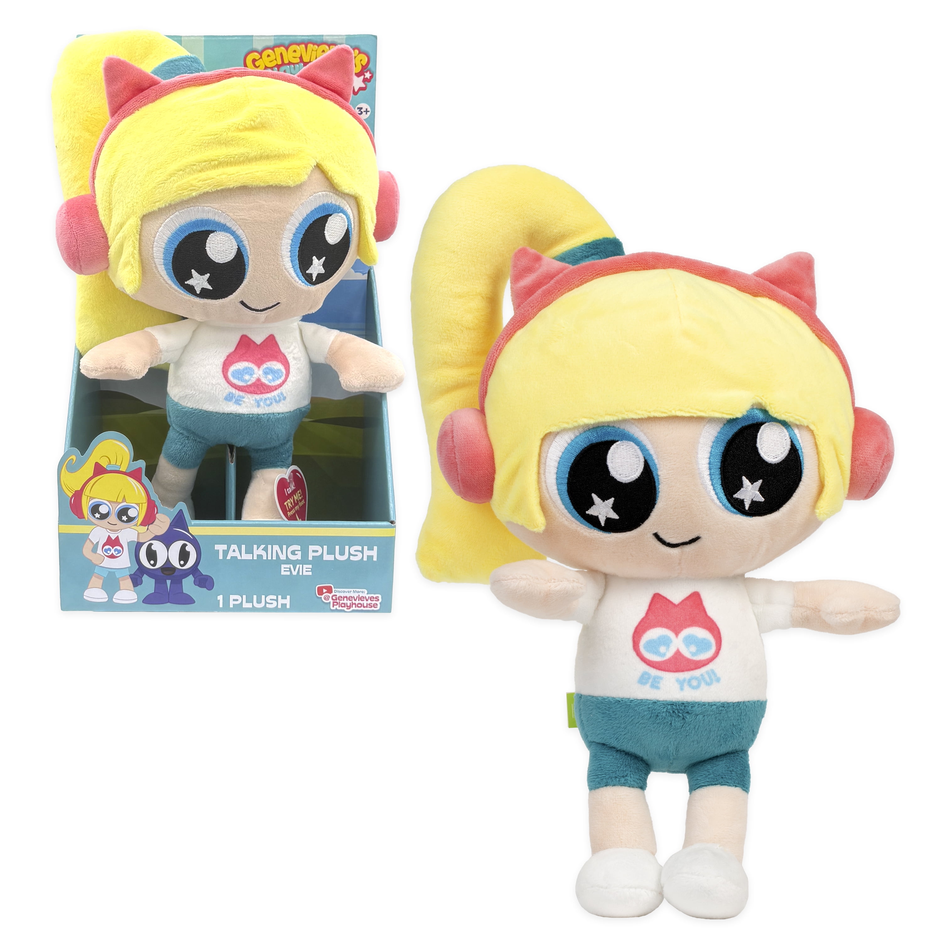 Genevieve's Playhouse Talking Plush Toy – Educational and Interactive Learning, Ages 3+
