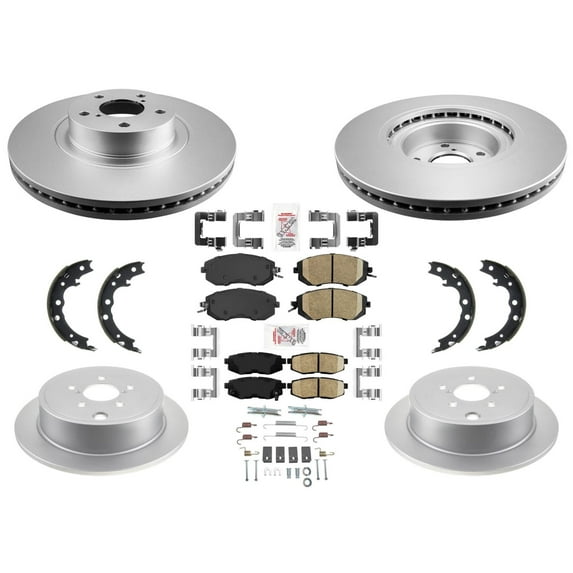 GEO Coated Disc Brake Rotors Brake Pads for Scion FR-S 2013 2014 2015 2016 2.0L