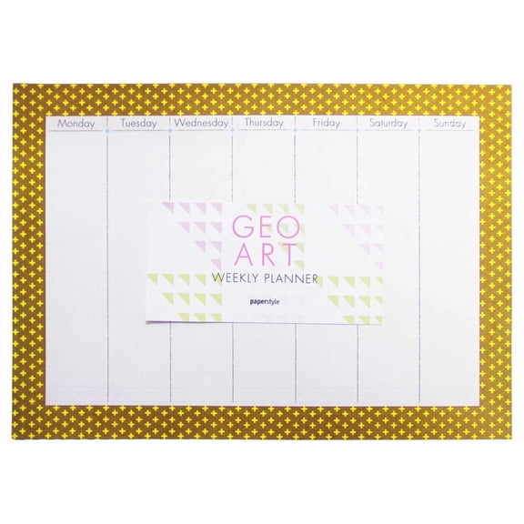 GEOART: Weekly Planner (Calendar)