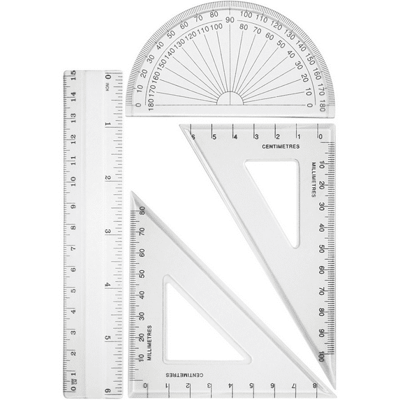 GEOMETRY SET 4pc CARD