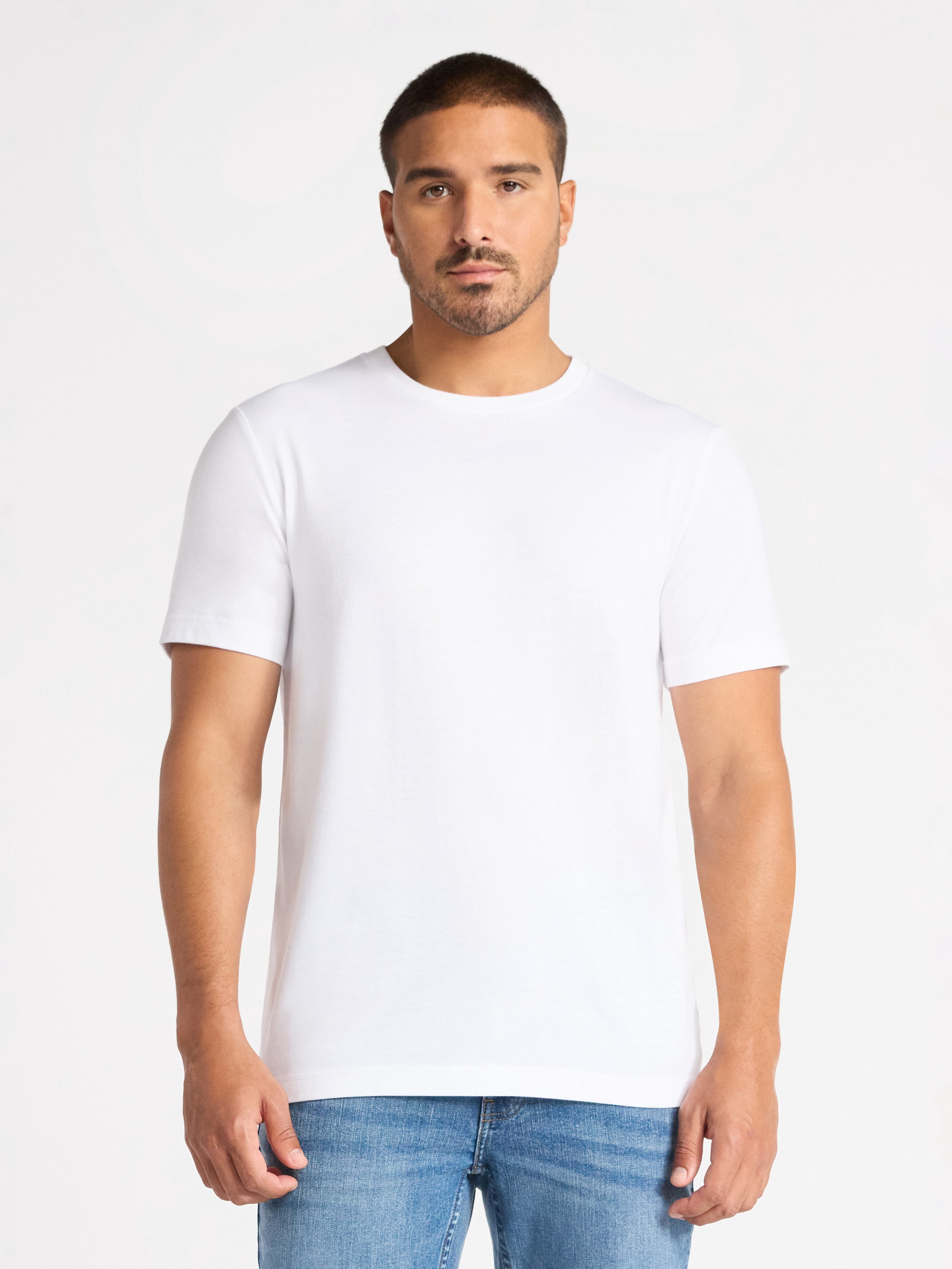 George Men's and Big Men's Classic Fit Crewneck Tee with Short Sleeves, Sizes XS-3XL