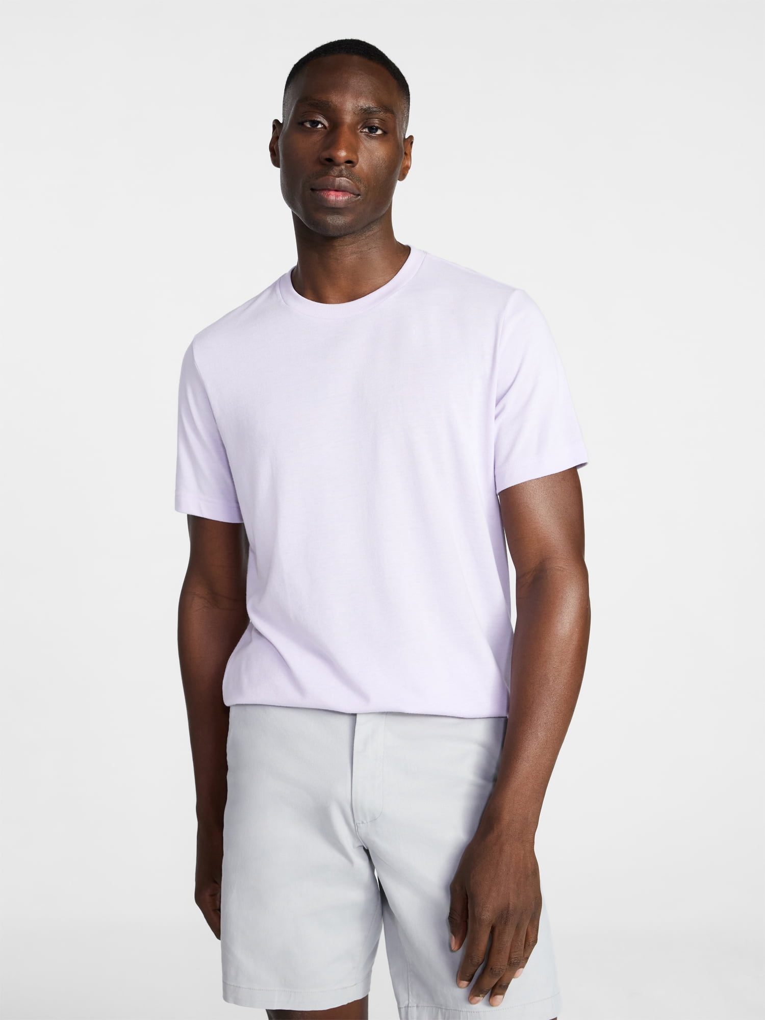 George Men's and Big Men's Classic Fit Crewneck Tee with Short Sleeves, Sizes XS-3XL