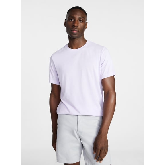 George Men's and Big Men's Crewneck Tee with Short Sleeves, Sizes XS-3XL