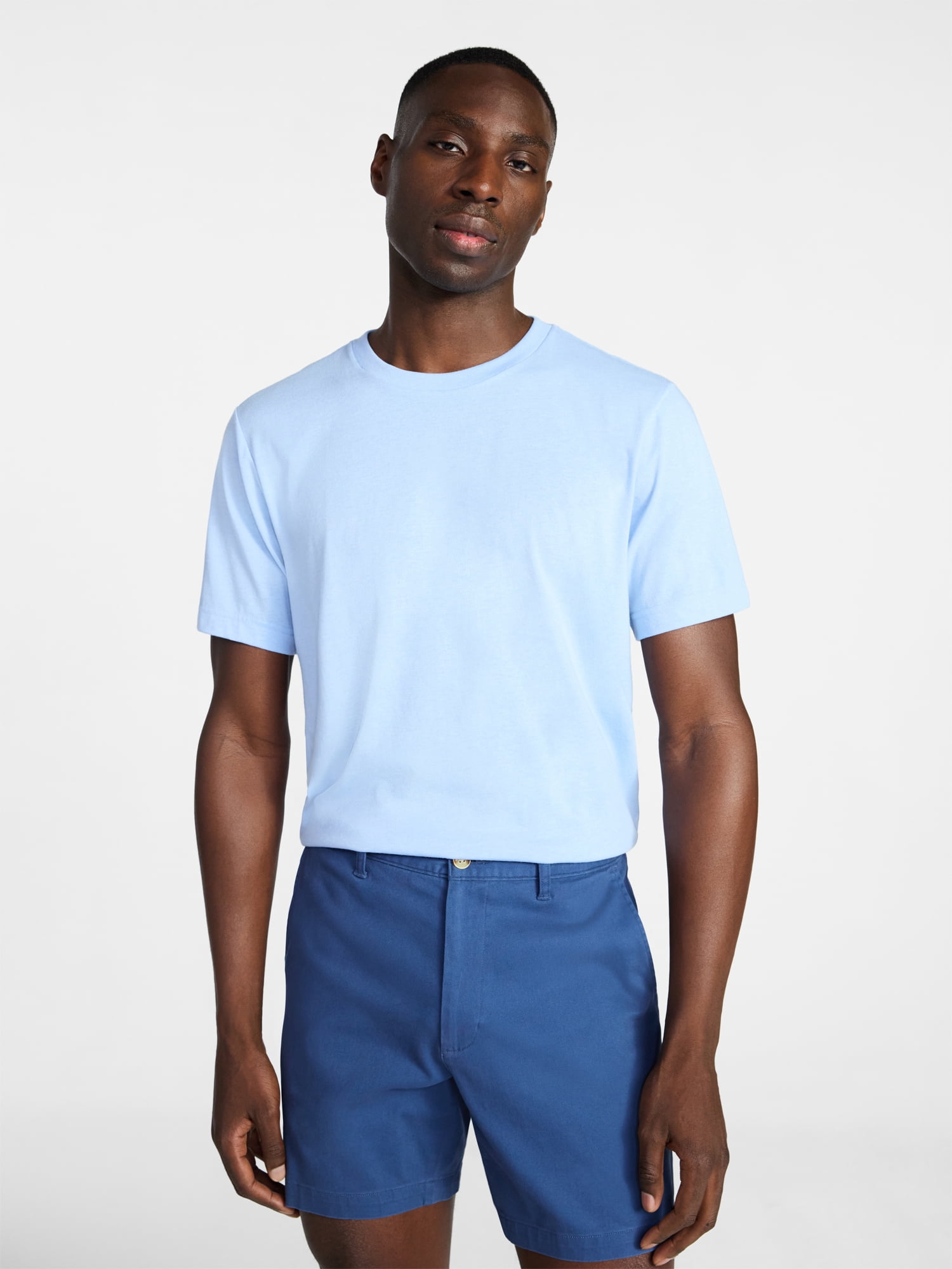 George Men's and Big Men's Classic Fit Crewneck Tee with Short Sleeves, Sizes XS-3XL