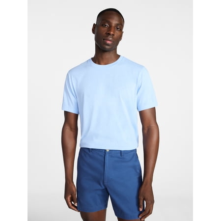 George Men's and Big Men's Crewneck Tee with Short Sleeves, Sizes XS-3XL
