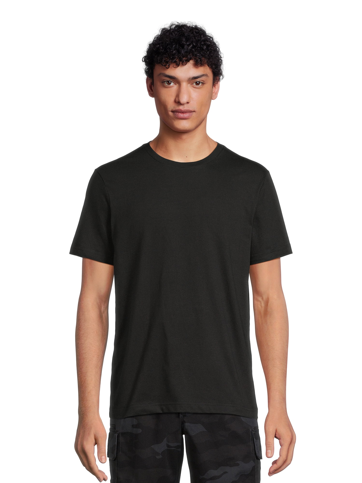 George Men's and Big Men's Classic Fit Crewneck Tee with Short Sleeves, Sizes XS-3XL
