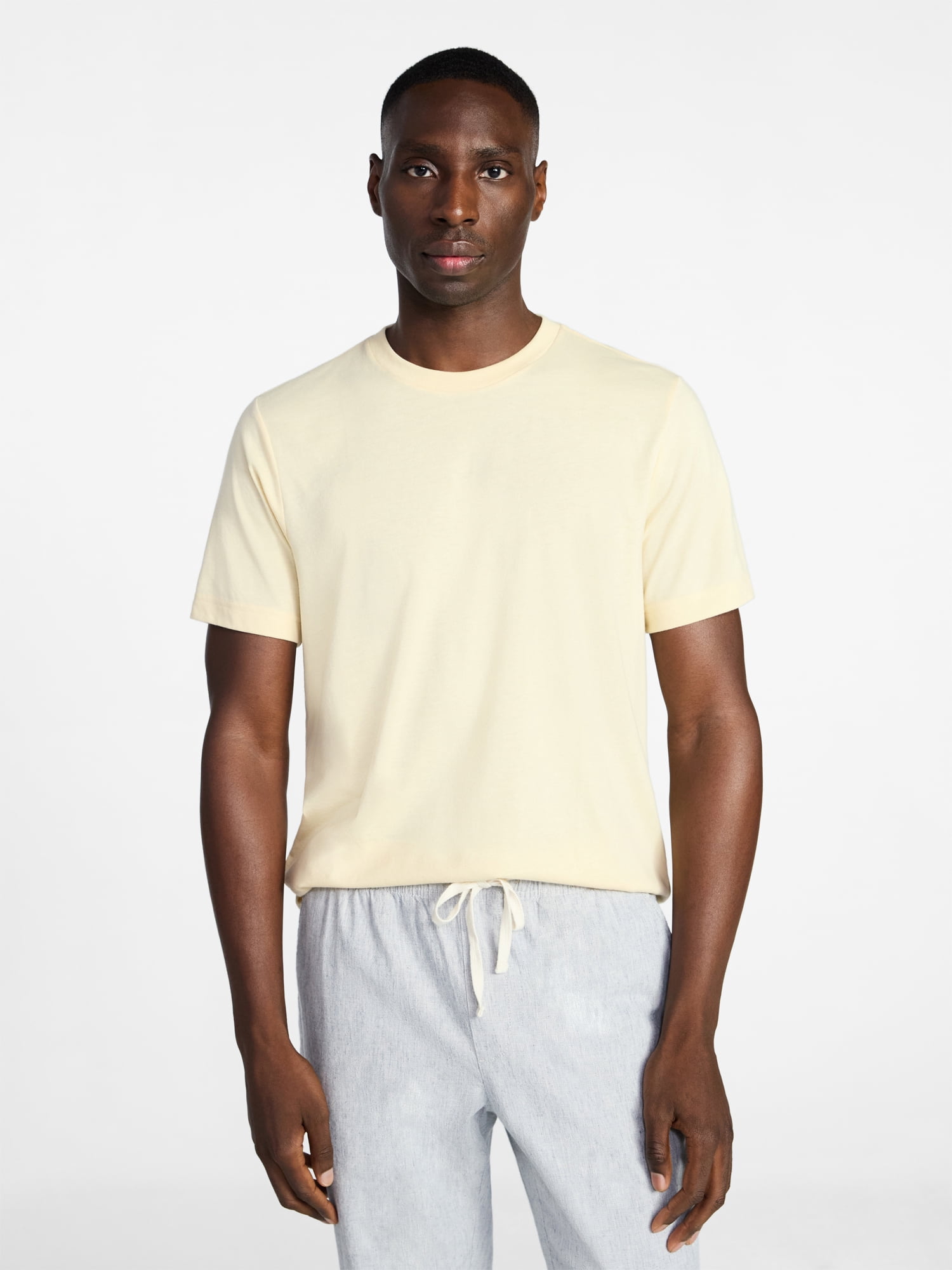 George Men's and Big Men's Classic Fit Crewneck Tee with Short Sleeves, Sizes XS-3XL