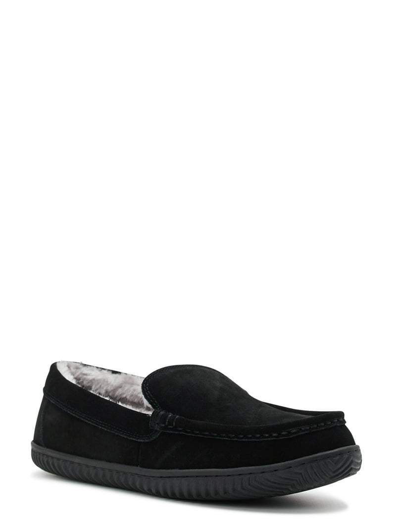 George Men's Hillcrest Suede Moccasin Slippers - Walmart.com