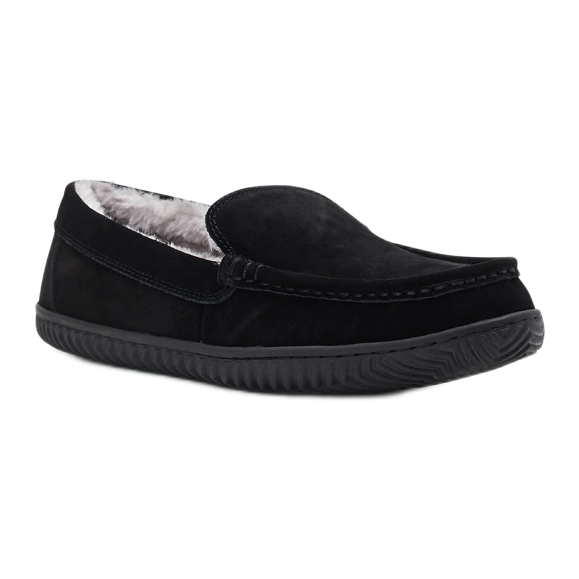 George Men's Hillcrest Suede Moccasin Slippers - Walmart.com