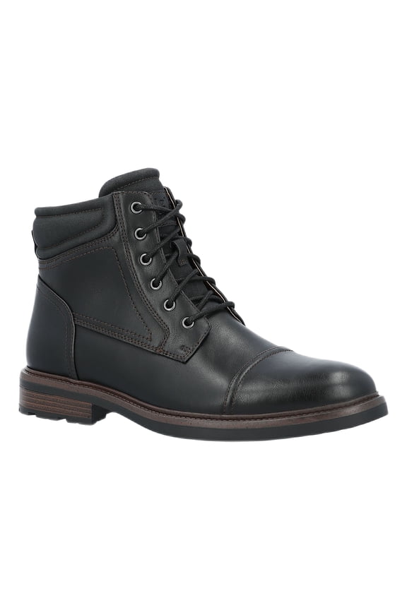 Men's Faux Leather Lace Up Boots