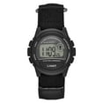 Men's Digital WatchBlack Case, Positive Display, Nylon Fastwrap