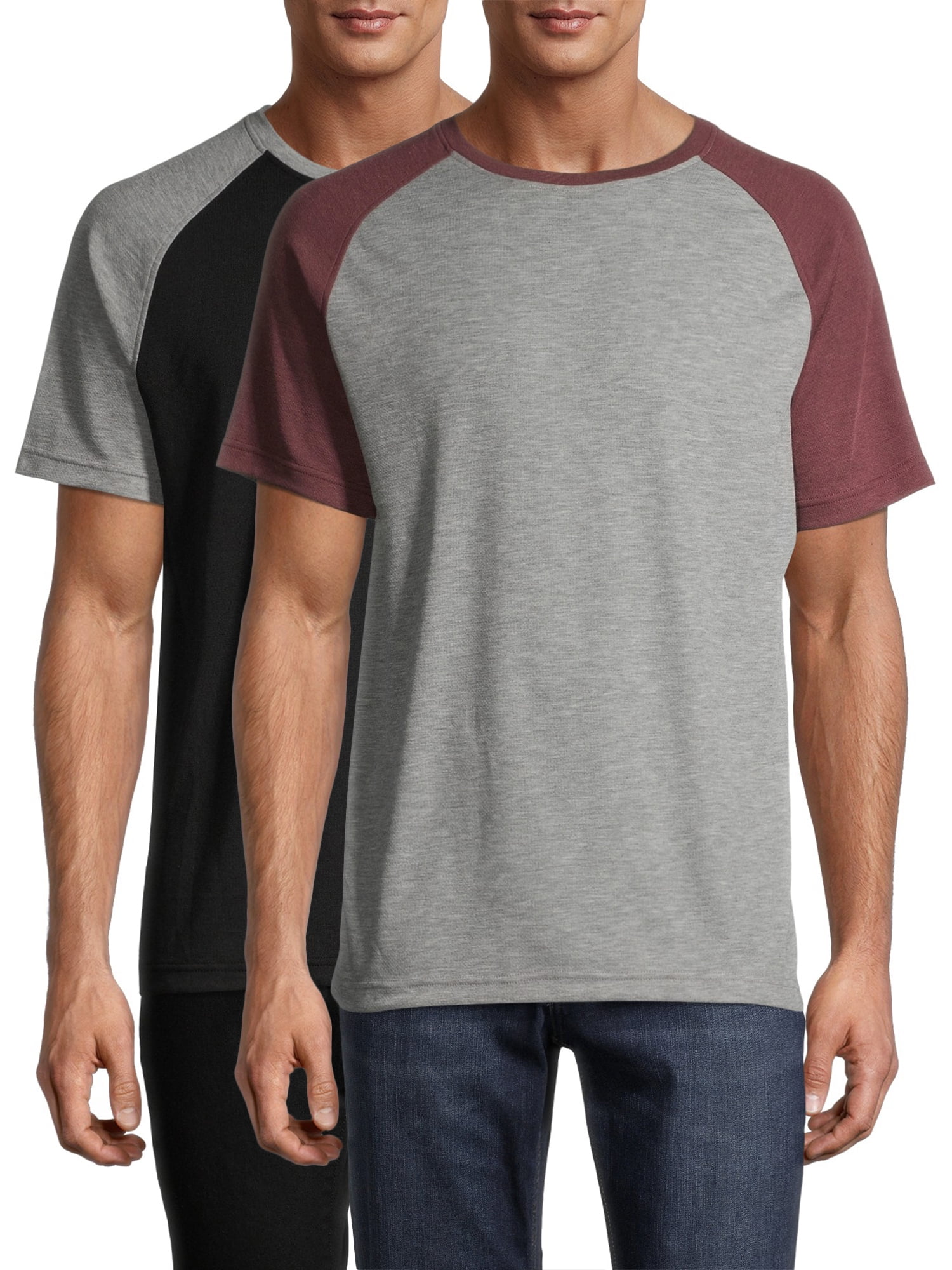 Short Sleeve Raglan TShirt (Men's) 2 Pack