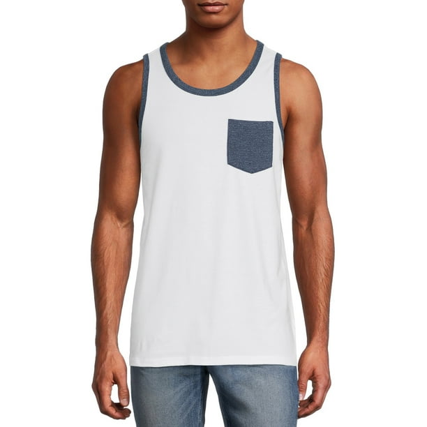 GEORGE Sleeveless Relaxed Fit Cotton Polyester Spandex Jersey Tank Top Men s 1 Pack