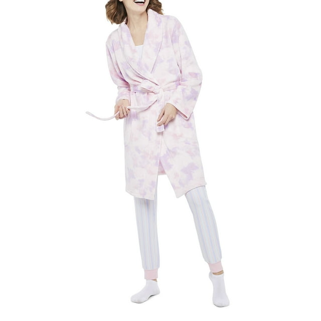 GEORGE Tie Dye Afternoon Polyester Robe (Women's or Women's Plus) 1 Pack