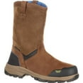 thumbnail image 1 of GEORGIA BOOT Men's 10" Blue Collar Soft Toe Waterproof Wellington Work Boot Brown - GB00105, 1 of 7