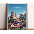 thumbnail image 1 of GEORGIA Poster Georgia Travel Poster Georgia Art Print Georgia Poster Georgia in Eurasia izable Gift, 24x36 UNFRAMED, 1 of 2