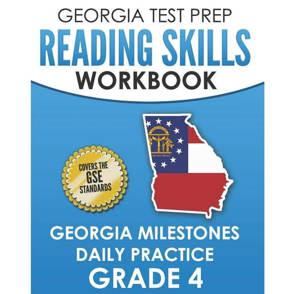 GEORGIA TEST PREP Reading Skills Workbook Georgia Milestones Daily Practice Grade 4: Preparation for (Paperback) by G Hawas