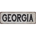thumbnail image 1 of GEORGIA Vintage Look Rustic Metal 6x18 Sign City State 206180041092, 1 of 1