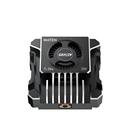 GEPRC MATEN 5.8G VTX PRO 3000mW 3W Video Transmitter for FPV Racing Drone, 80CH, 2–8S Wide Voltage, CNC Aluminum Cooling with MMCX Connector