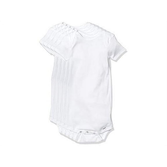 GERBER Baby 5-Pack Solid Onesies Bodysuits, White, 4T, White, Size 4T