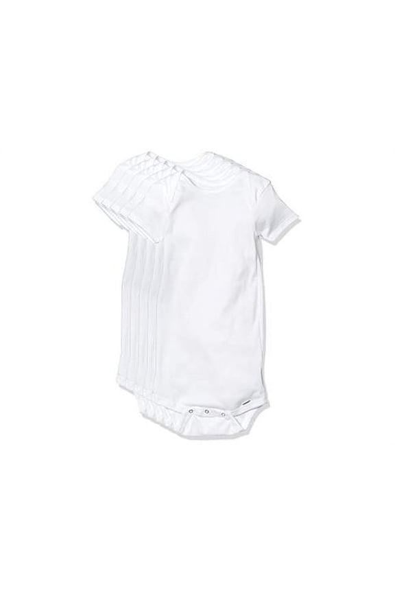 Baby 5-Pack Solid Onesies Bodysuits, White, 4T, White, Size 4T