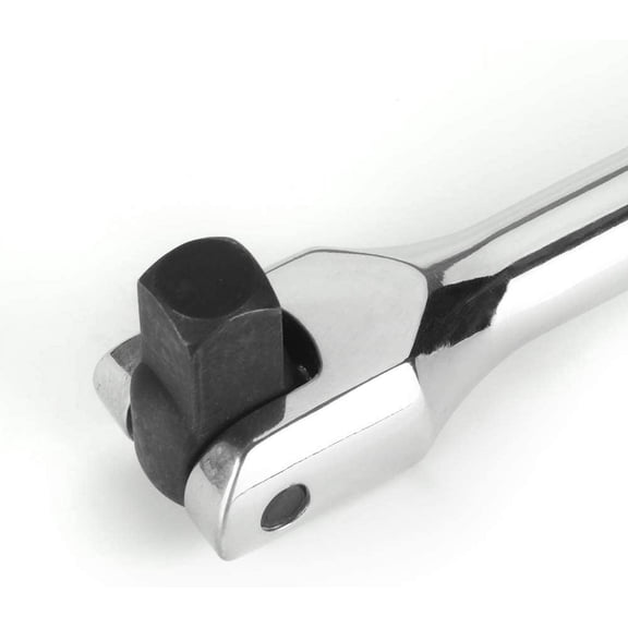 GEREMF-1/2-Inch Drive Premium Extension Breaker Bar | 15" Length | Heavy Duty CR-V Steel | 180 Rotating Flex Cr-Mo Head | Spring-Loaded Detent Ball Great for Automotives, Nuts and Bolts