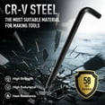 thumbnail image 1 of GEREMF-26 Pieces Metric & SAE Size Hex Key Allen Wrench Set with Ball End, 1.27-10 MM & 1/20-3/8 Inch, Long Arm Ball Design, Chrome Vanadium Steel, 1 of 4