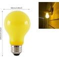 thumbnail image 1 of GEREMF-4 Pcs LED Yellow Bug Light Bulbs Outdoor 3W A19 Yellow Light Bulbs 25 Watt Equivalent E26 Porch Bug Lights for Outside 2000K Amber Night Light Bulb Decorative Lamp for Home Hallway Porch Light, 1 of 4